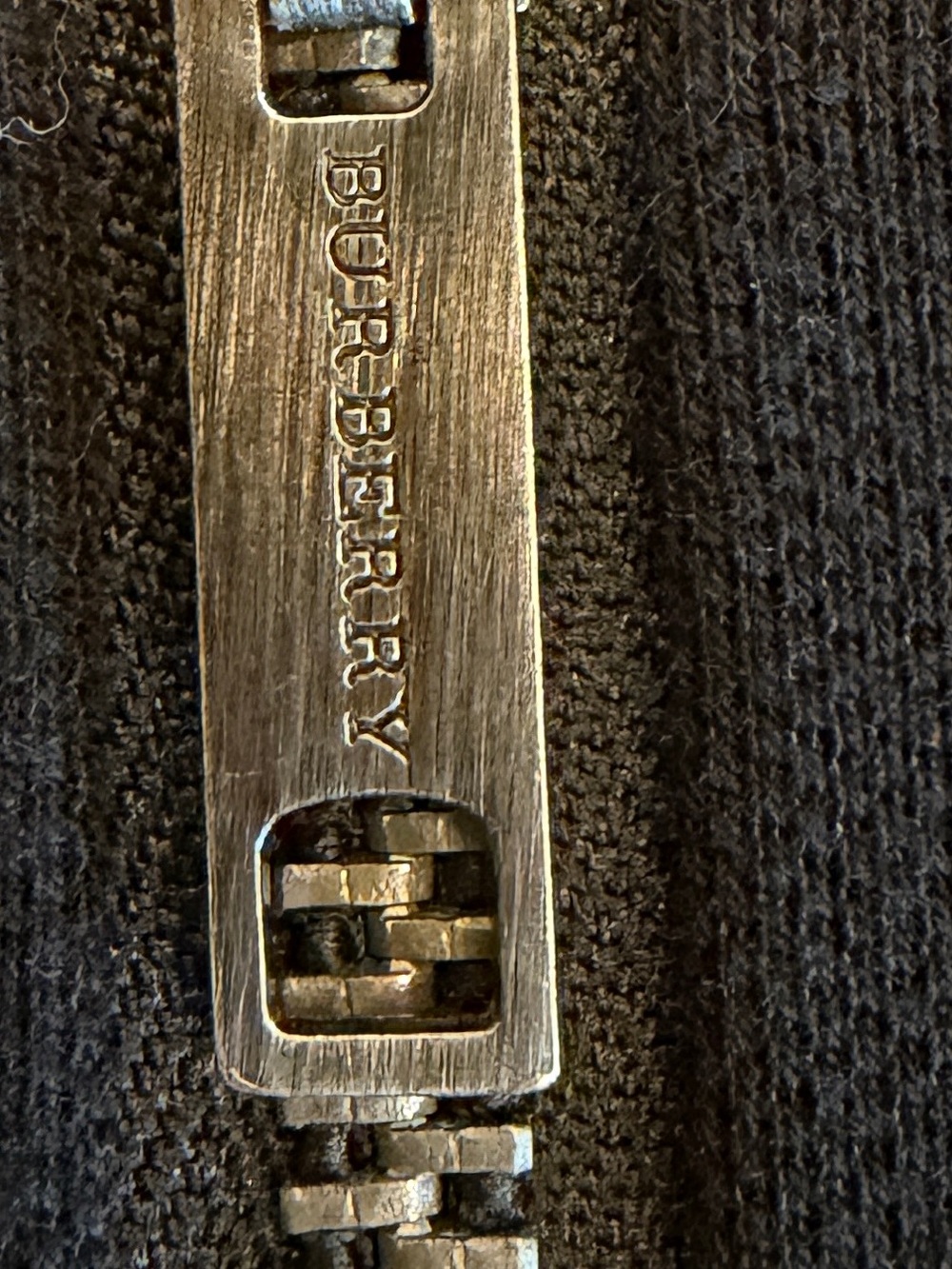 Burberry Black Hooded Zip-Up Sweater - Picture 4 of 9
